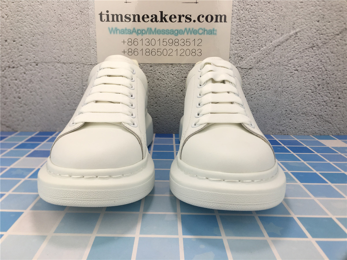 ALEXANDER MCQUEEN WHITE/SHOCK PINK Oversized Sneakers 561726WHVI59375